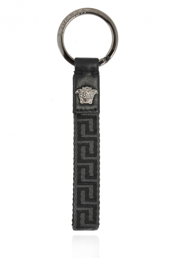 Black Keyring with strap Versace - SchaferandweinerShops Canada